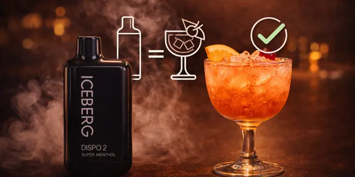 ICEBERG Dispo2とカクテルが成立するイメージ画像